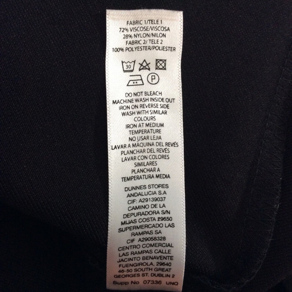 🦋Savida at Dunnes UK Black Tile Keyhole Dress 10 - Picture 7 of 8